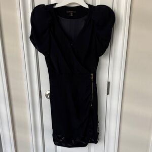 Louis Vuitton Black Midi Dress
